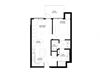 1 Bedroom Floor Plan